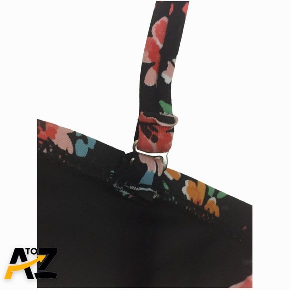 Women's Sea Angel One Piece Strapless Floral Print Swimsuit Size XL - Picture 3 of 10